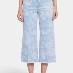 NYDJ Brigitte Wide Leg Capri Jeans